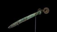 A Luristan Bronze Sword with Split-Ear Pommel