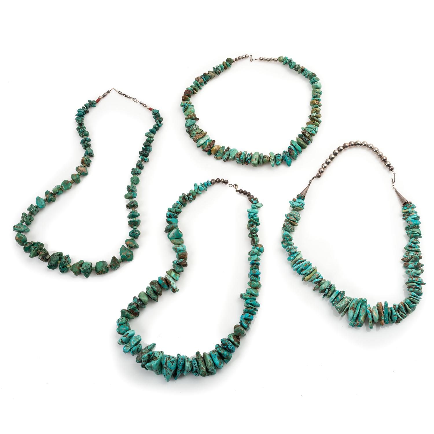 Southwestern-Style Turquoise Nugget Necklaces