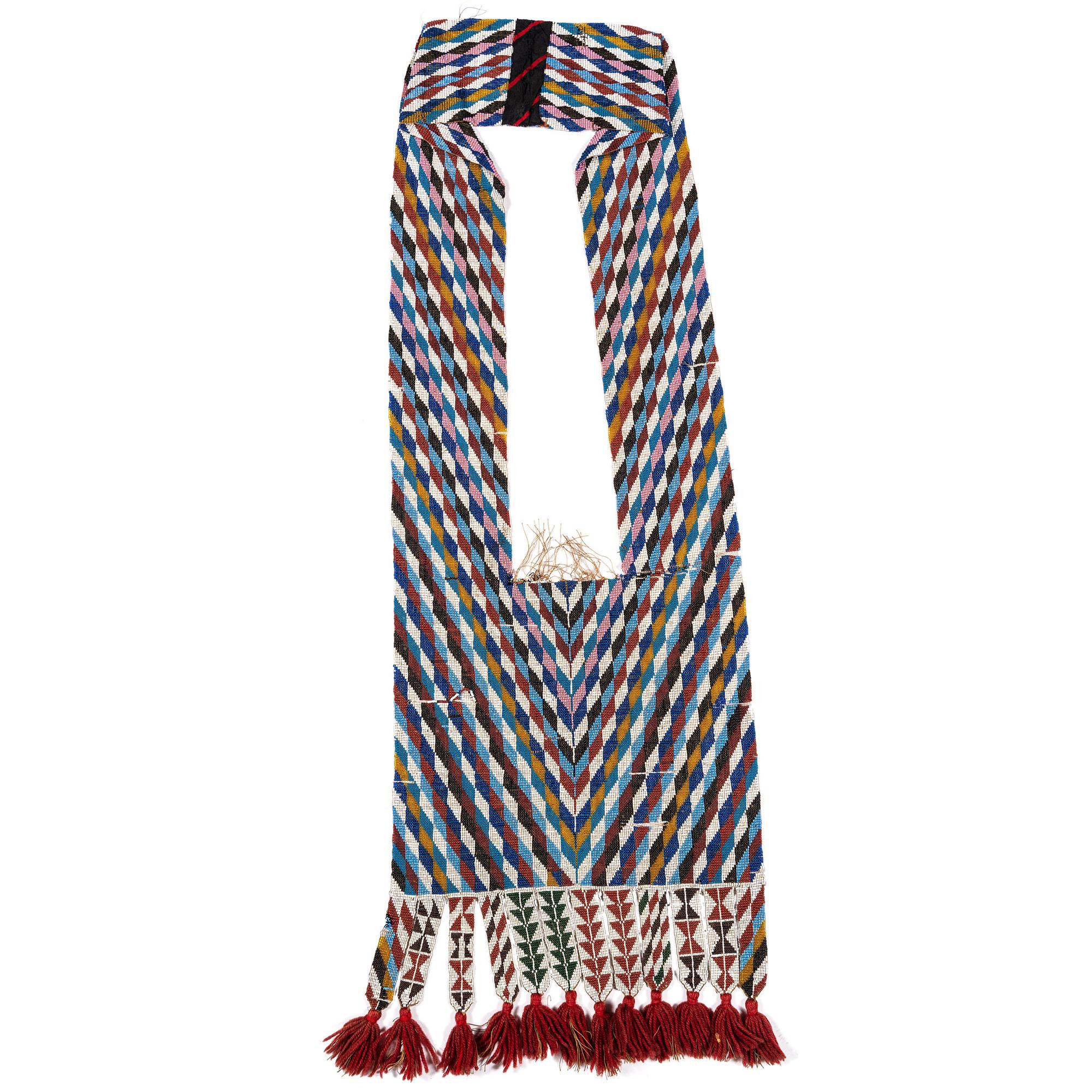 Potawatomie Loom Beaded Bandolier Bag