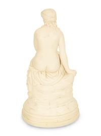 Two White Bisque Figures of Maidens
