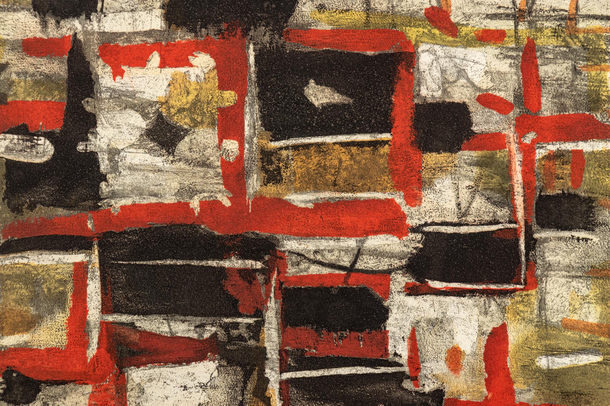 A Group of Three Prints by Gérard Ernest Schneider, and Marcel Fiorini, one of which After Roger Bissière, 1955-1960