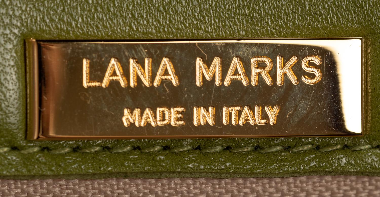 Two Designer Alligator Bags: One Lana Marks Clutch and One Bottega Veneta Clutch