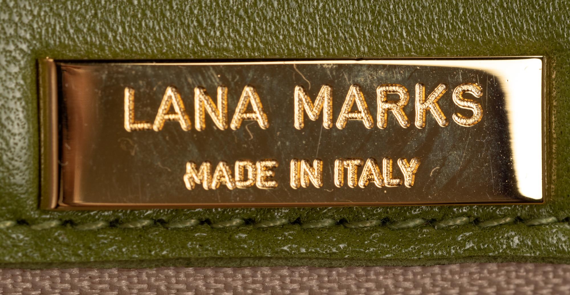Two Designer Alligator Bags: One Lana Marks Clutch and One Bottega Veneta Clutch