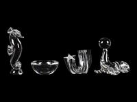 Four Steuben Glass Articles