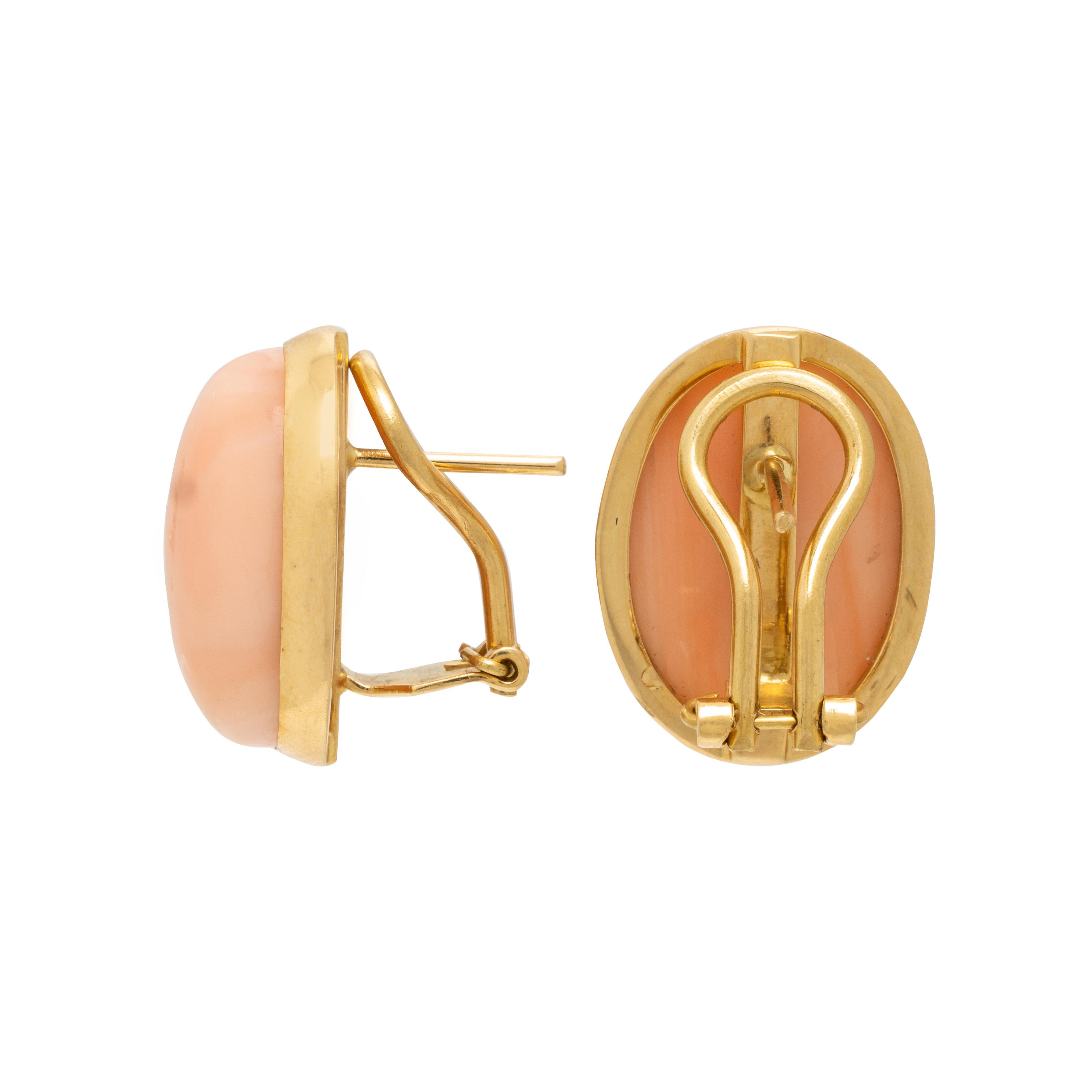 Three Pairs of Yellow Gold Earrings