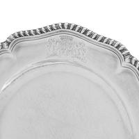 A Set of Five George II Silver Plates