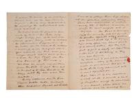 [LIBERIA]. Letter from an American Colonization Society agent regarding a freeman named Cocoa. 1836.