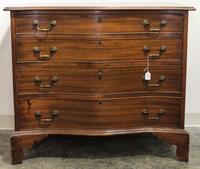 An American Mahogany Chest of Drawers Height 33 x width 39 x depth 19 3/4 inches. — FIRST HALF 20TH CENTURY
