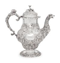An Irish George IV Silver Coffee Pot