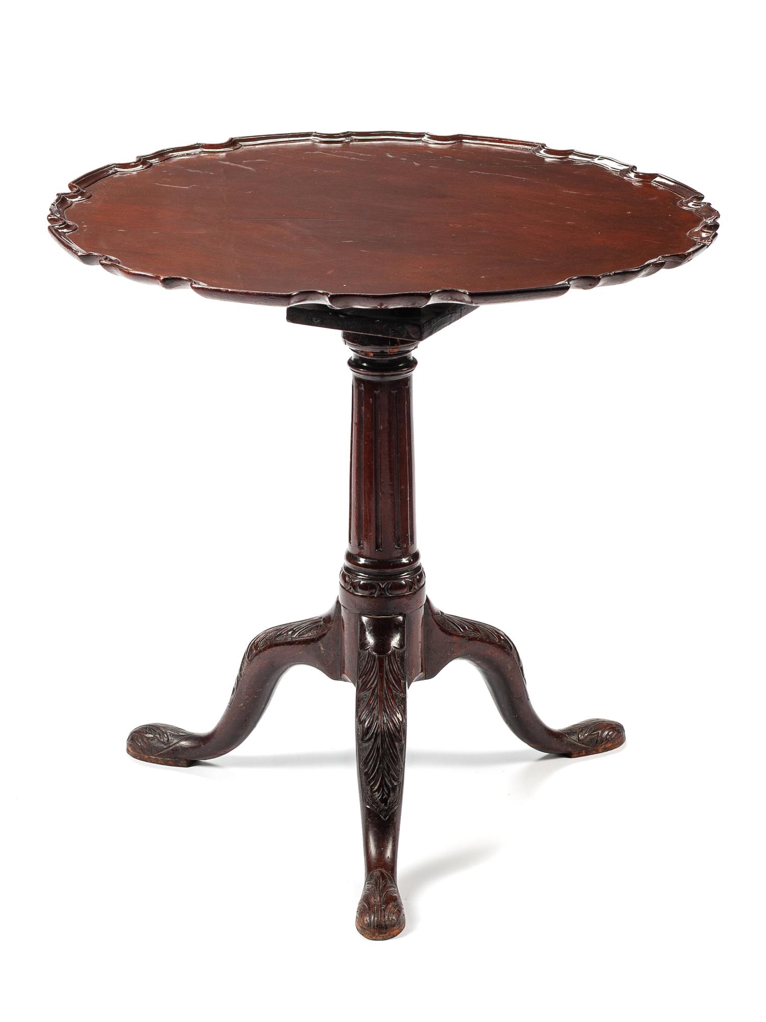 A George III Mahogany Tea Table