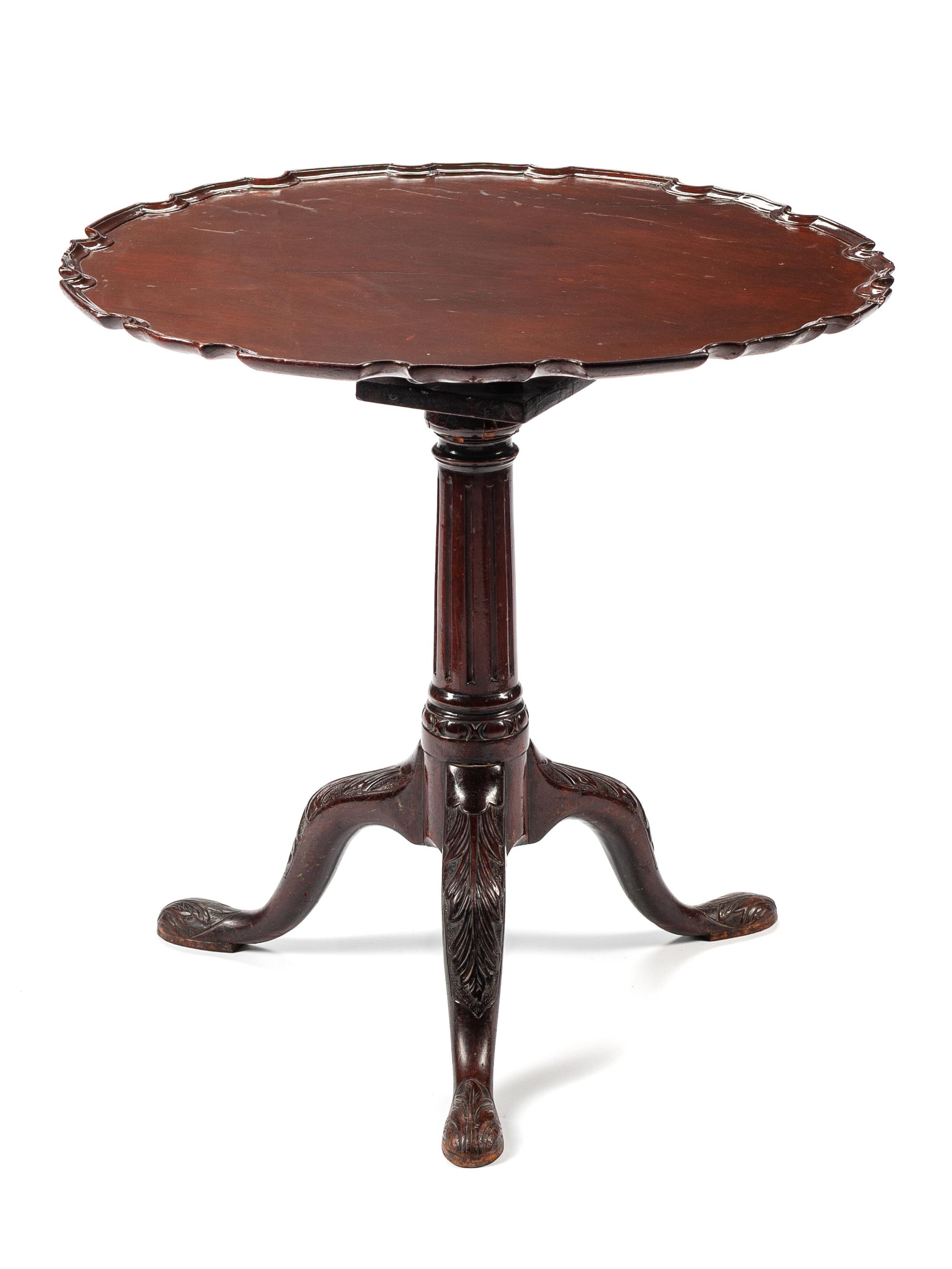 A George III Mahogany Tea Table