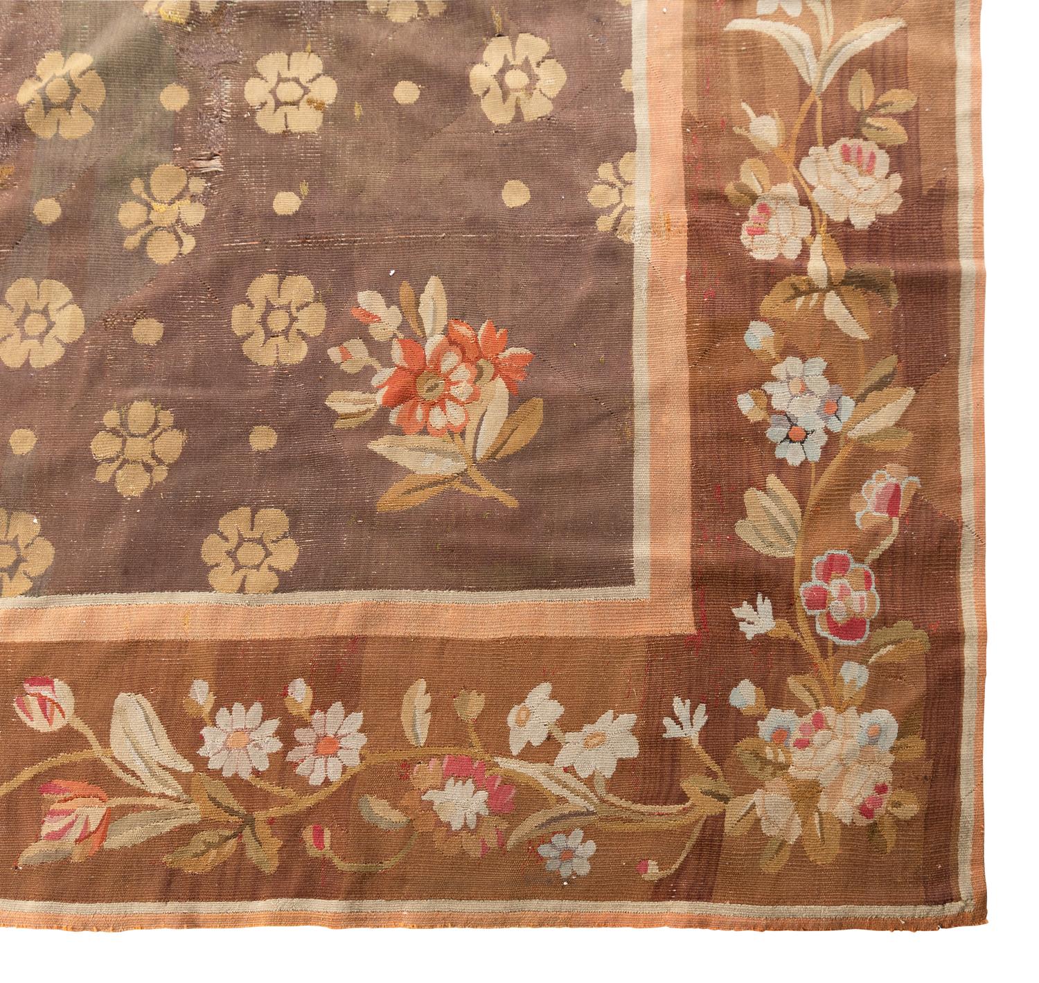 An Aubusson Wool Rug