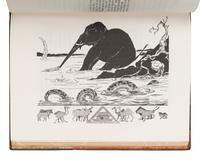 [BINDING]. KIPLING, Rudyard (1865-1936). Just So Stories for Little Children . Joseph M. GLEESON, illustrator. New York & London: Mayflower Books & Macmillan, [1980].