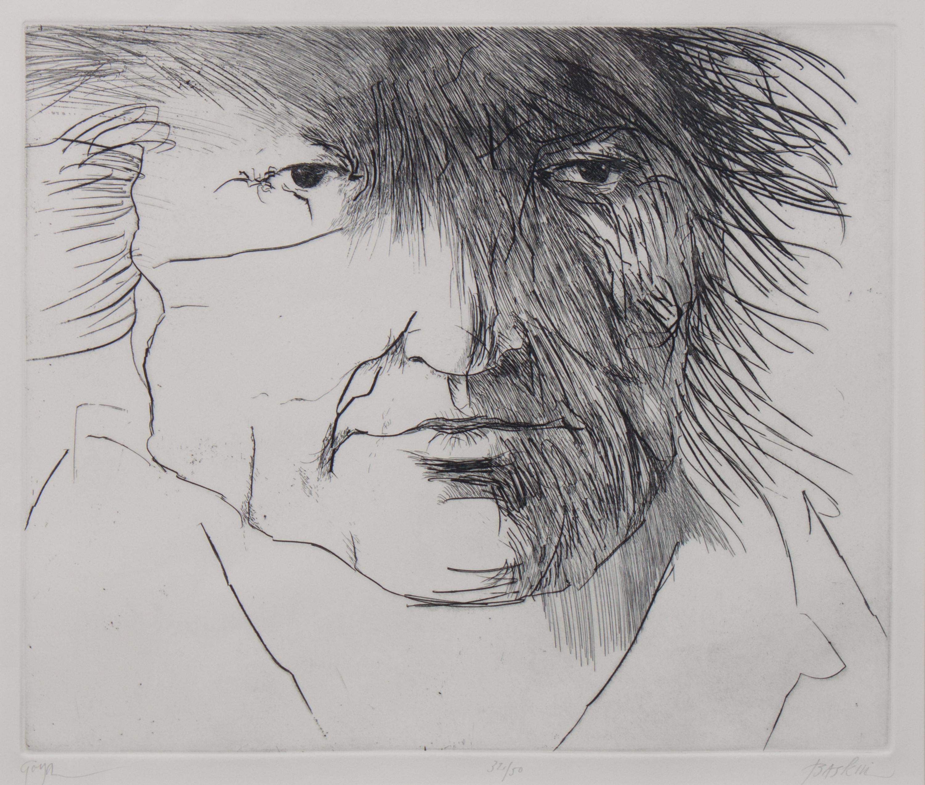 Leonard Baskin, (American, 1922-2000), Goya