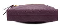 A Louis Vuitton Plum Monogram Empreinte Leather Petillante Clutch, 7" H x 10.75" W x 2.5" D.