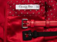 Christian Dior by John Galliano , Red Belted Cocktail Dress
