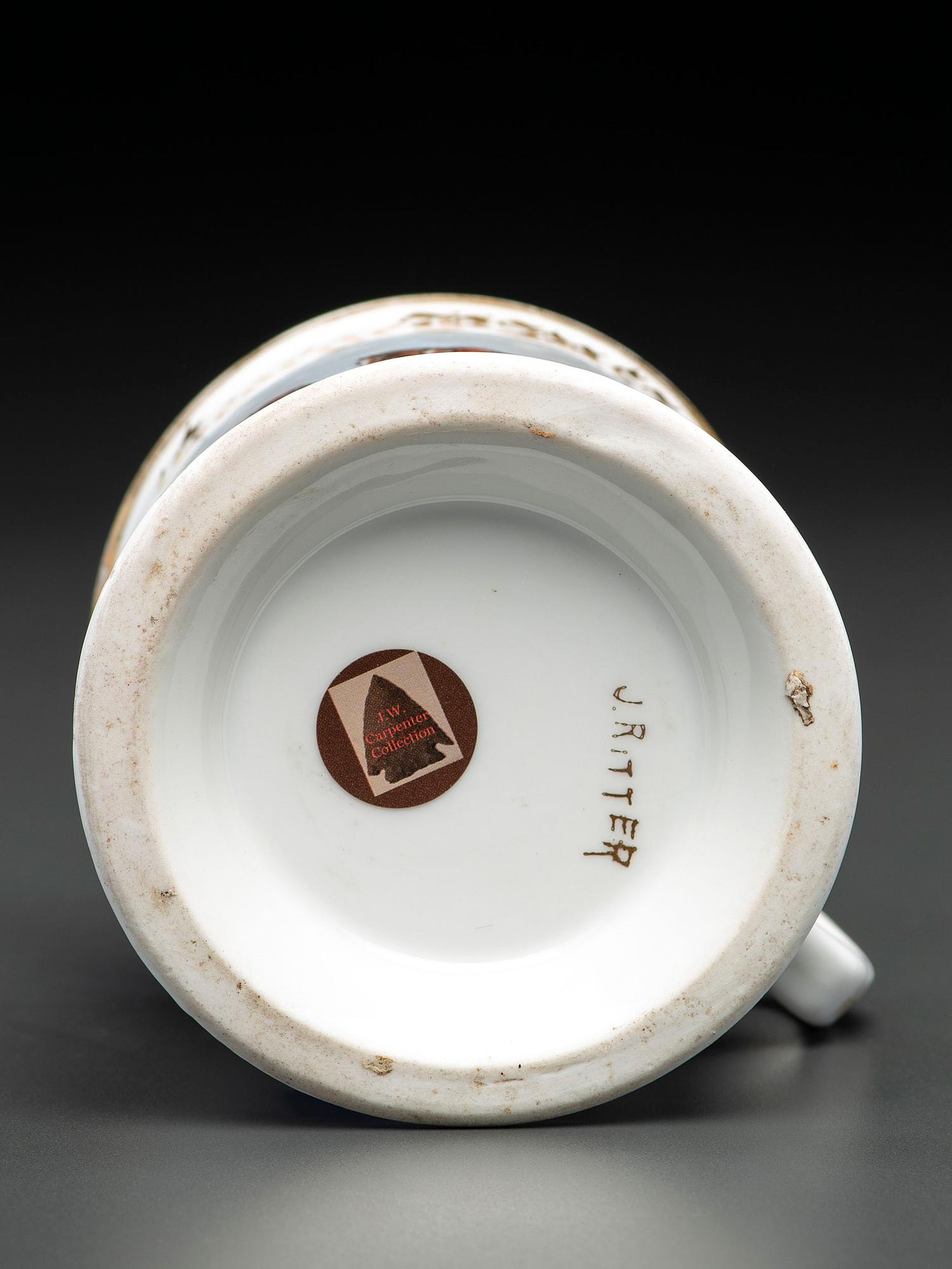 A Rigger's Porcelain Occupational Shaving Mug