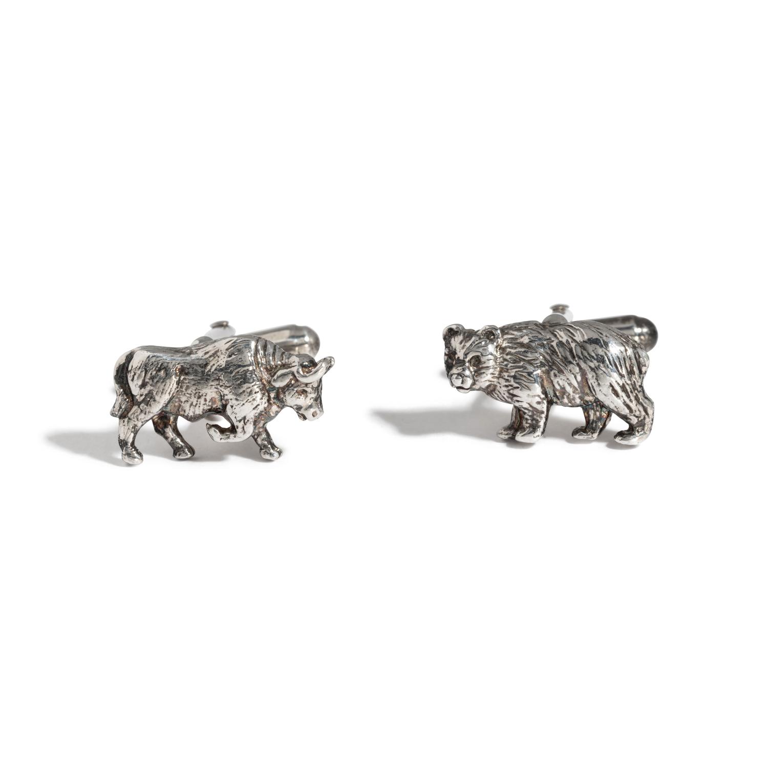 TIFFANY & CO., STERLING SILVER CUFFLINKS