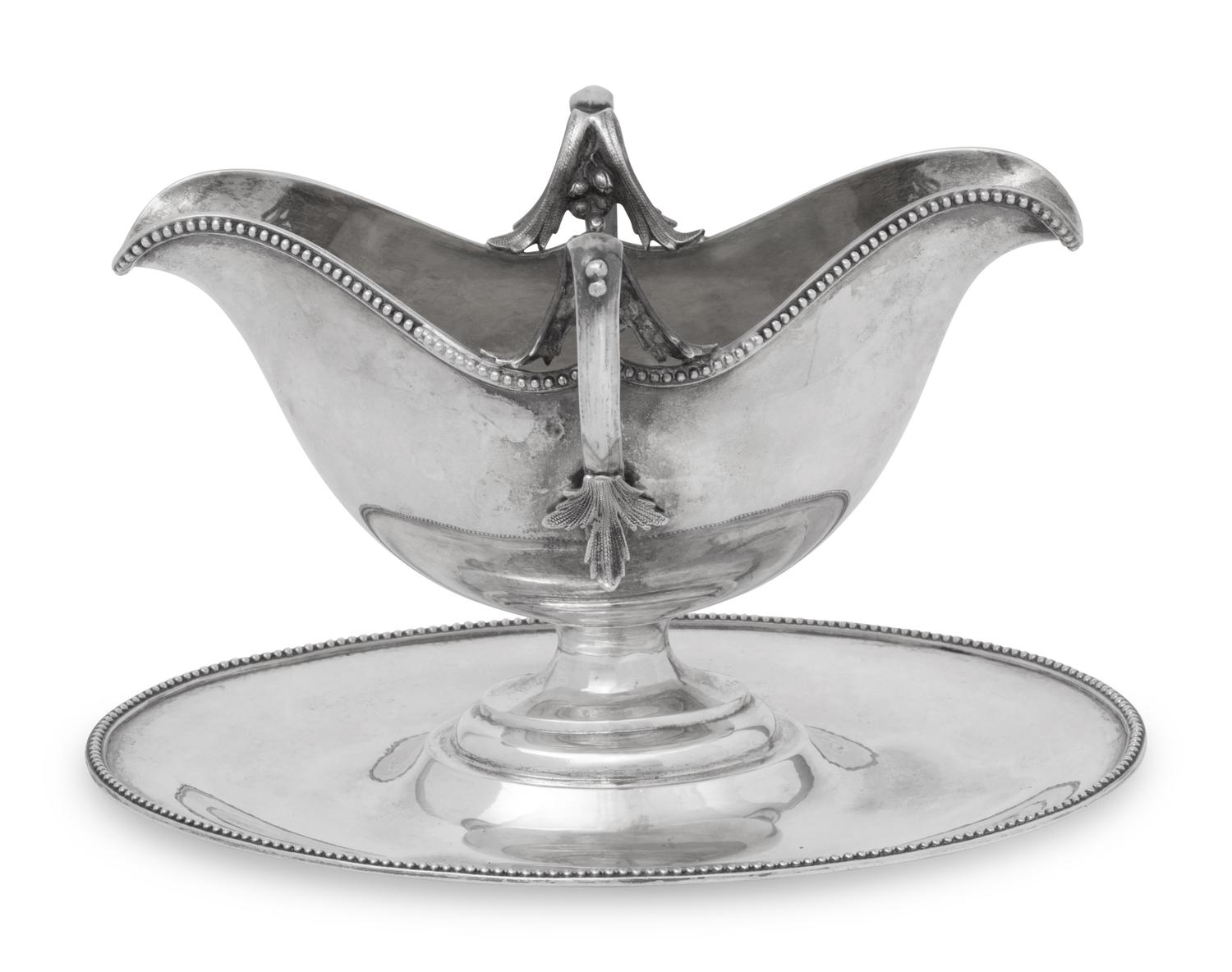 A German Silver Sauce Boat