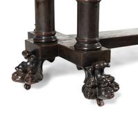An American Classical Walnut Side Table