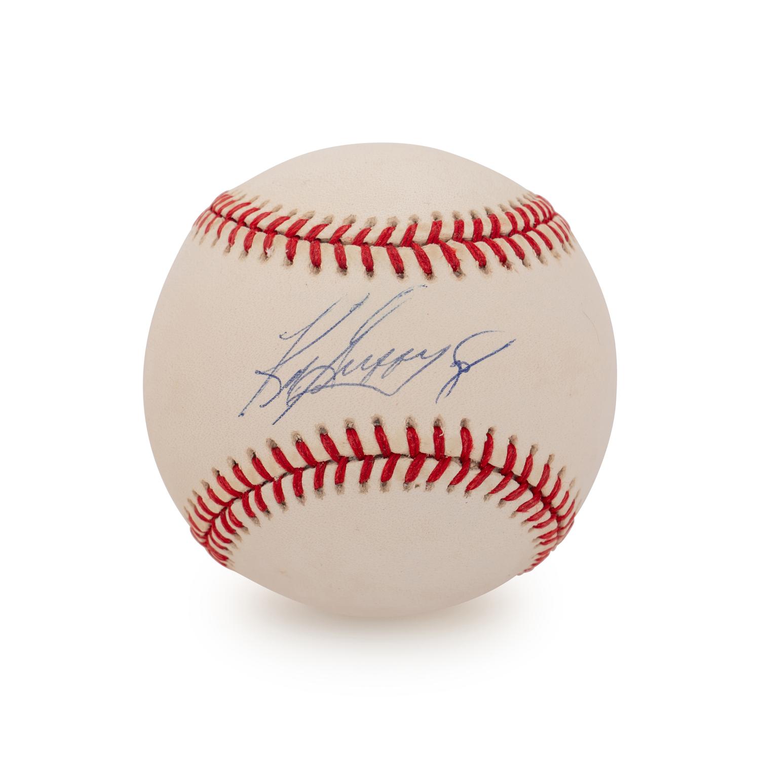 A Ken Griffey Jr. Single Signed Autograph Baseball (Beckett Authentication Services)