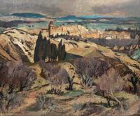 Untitled (Landscape with Building)