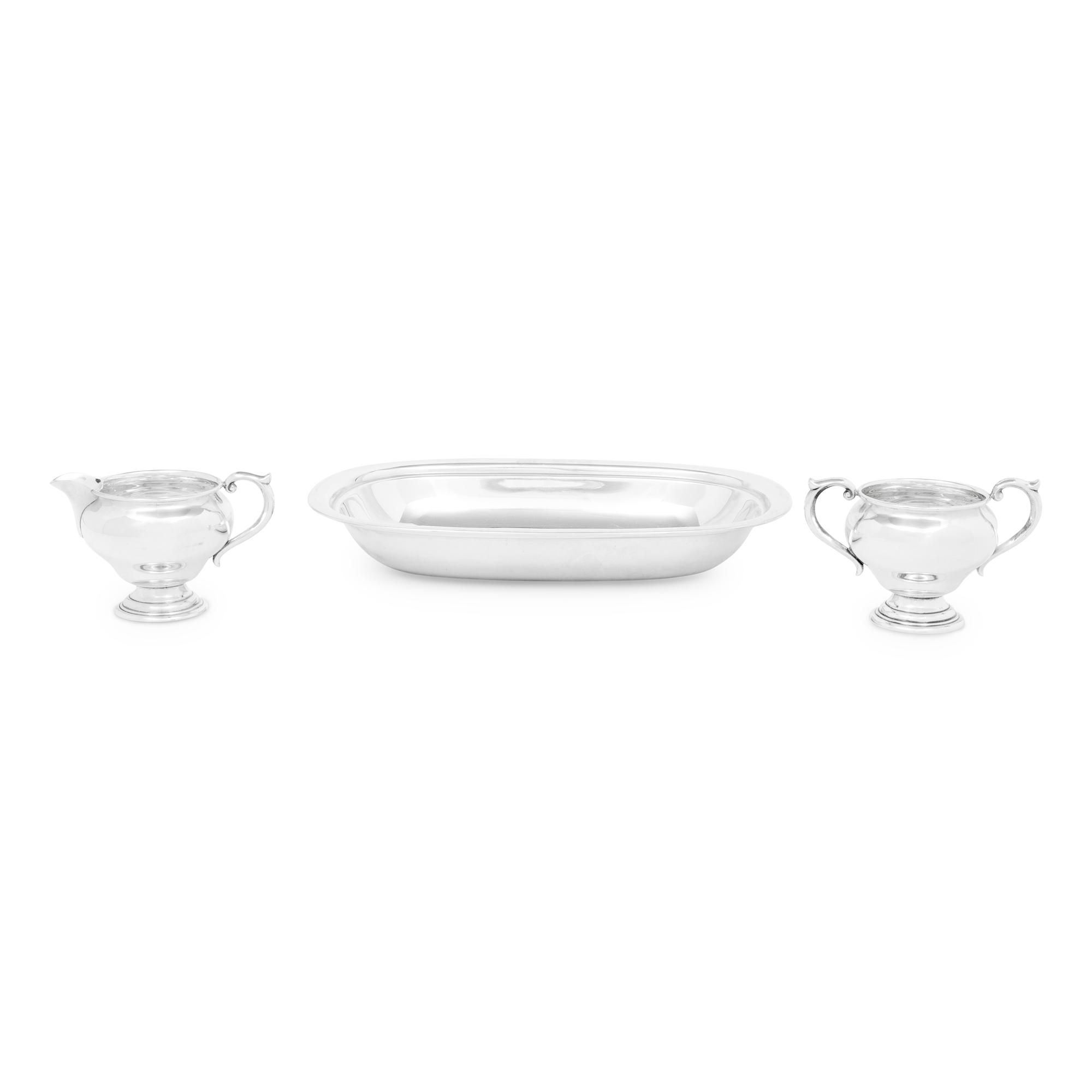 A Group of Three American Silver Table Articles