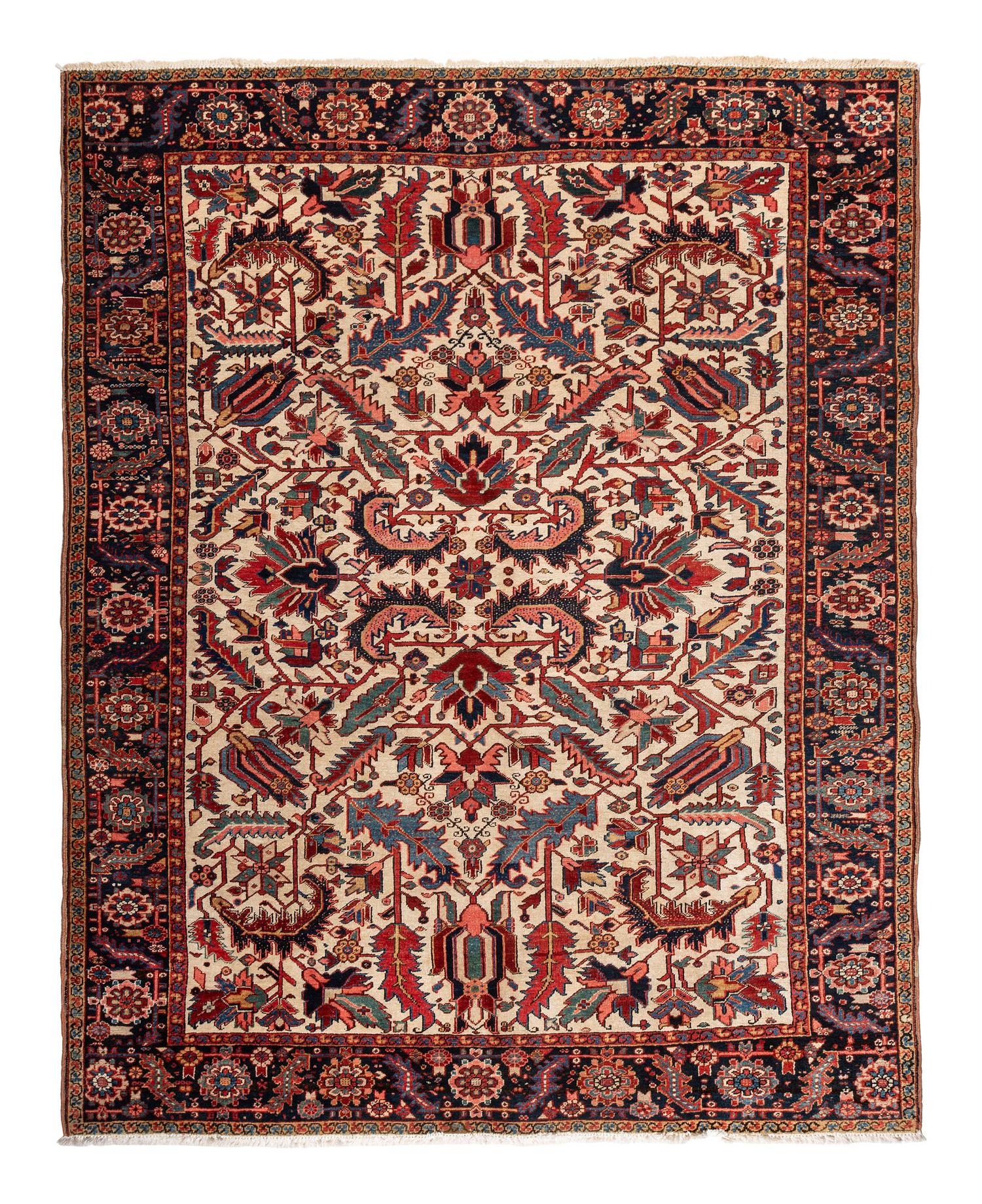 A Heriz Wool Rug
