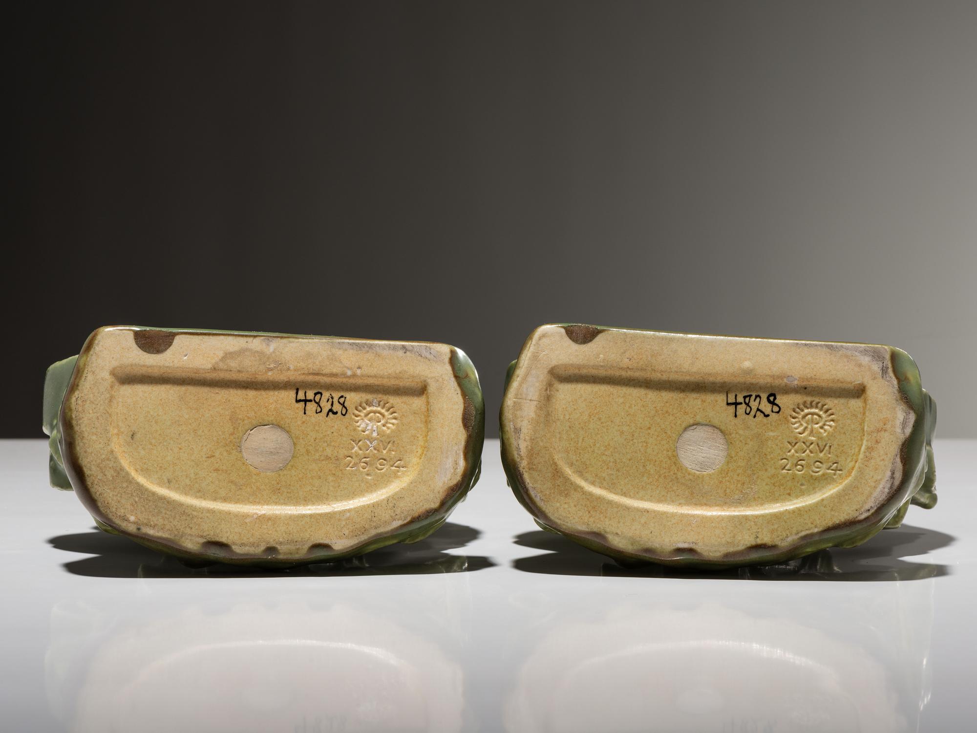 Pair of Galleon Bookends, 1926