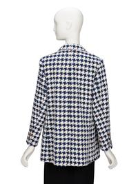 Chanel, Houndstooth Tweed Blazer