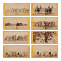 [NATIVE AMERICANS]. GARDNER (1821-1882), Alexander, photographer. An exceptional group of 32 Fort Laramie Treaty stereoviews. Fort Laramie, Wyoming Territory, 1868.