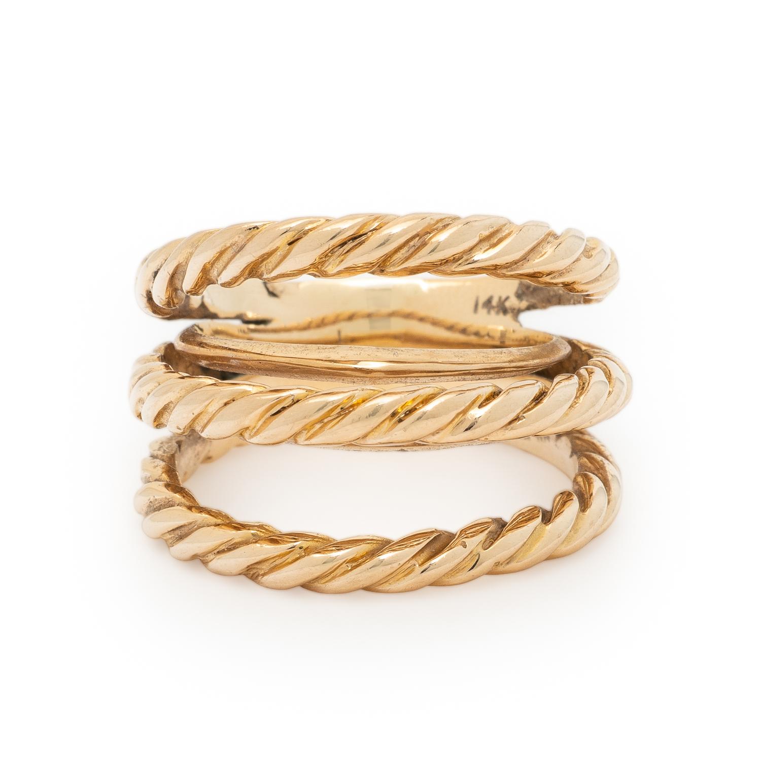 Braided Rose Gold Ring