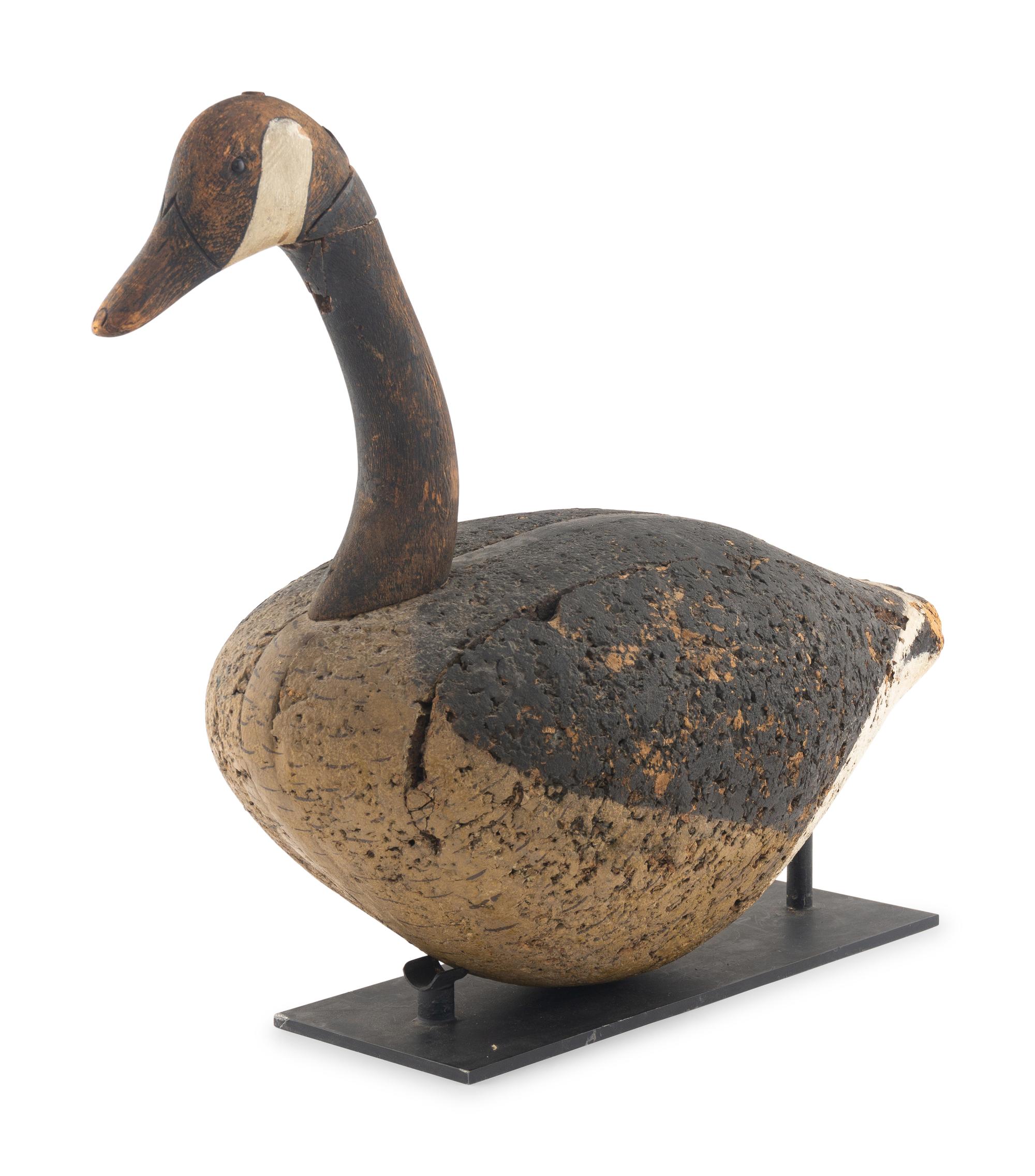 A Canada Goose Cork Decoy