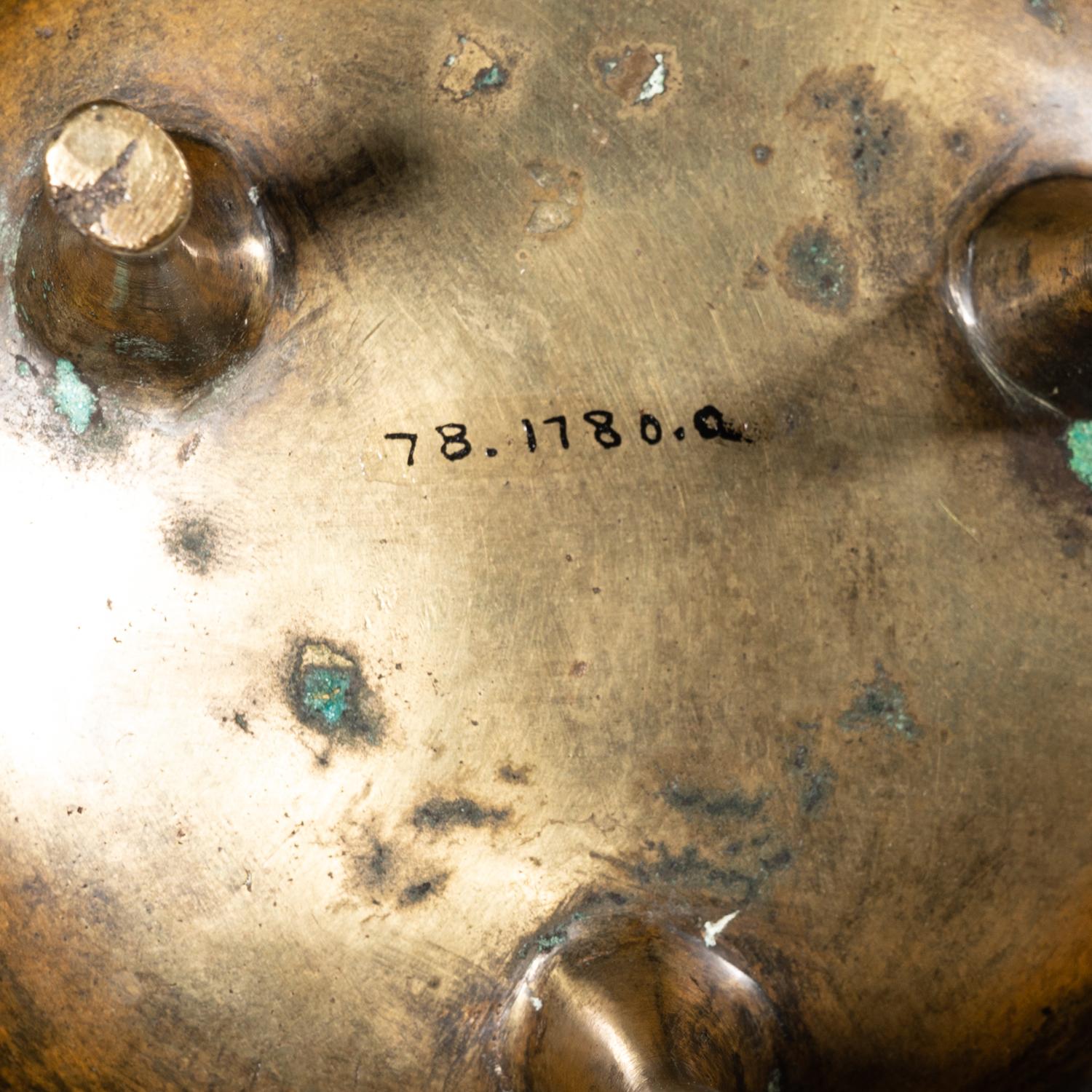 Two Japanese Bronze Incense Vessels