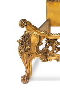 An Italian Rococo Style Giltwood Bed