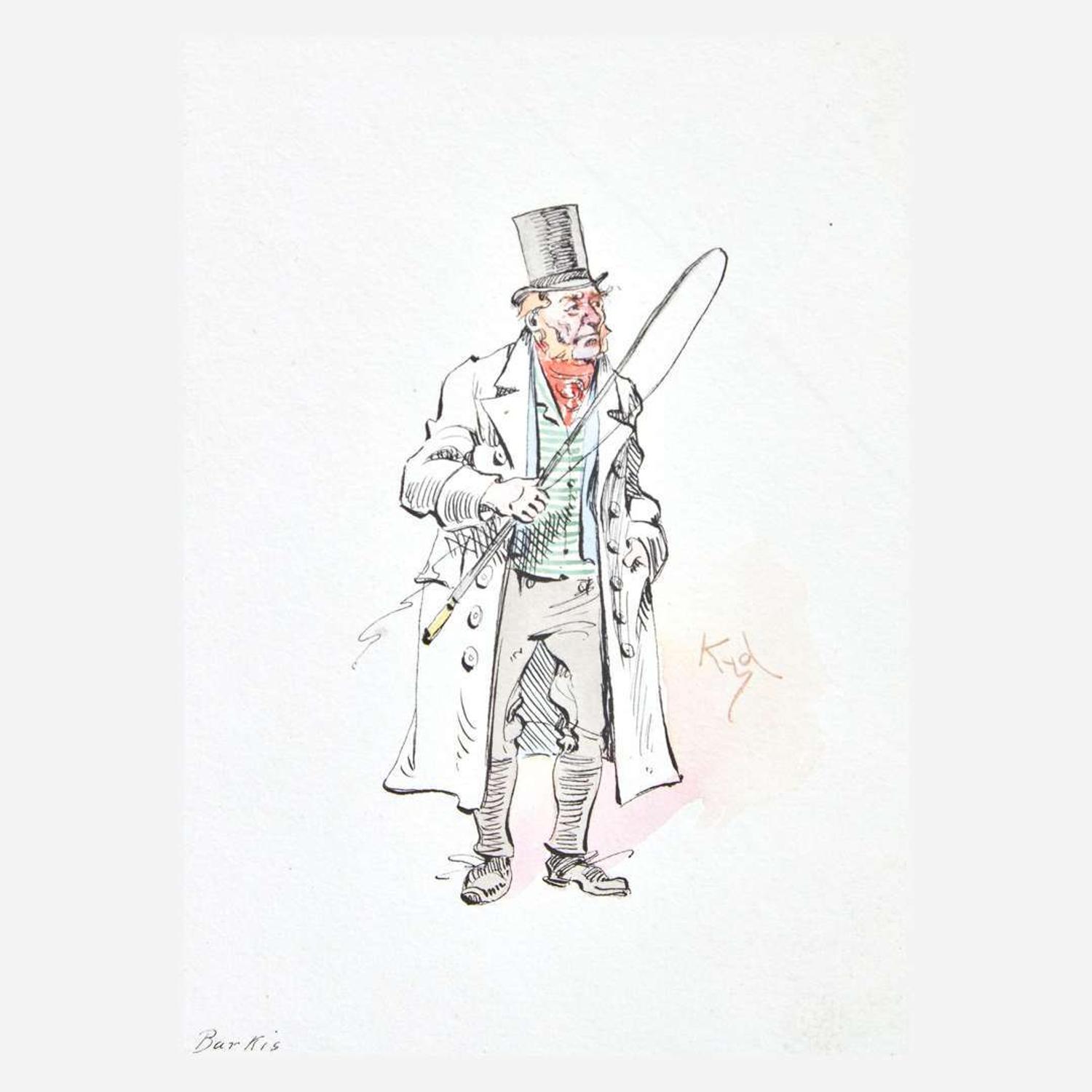 [Literature] Dickens, Charles Collection of 13 Titles, and One Portfolio of Original Illustrations