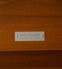 A Contemporary Walnut Dining Table Retailed by Holly Hunt