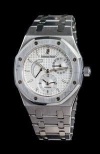 A Stainless Steel Ref. Royal Oak Dual Time Wristwatch, Audemars Piguet,