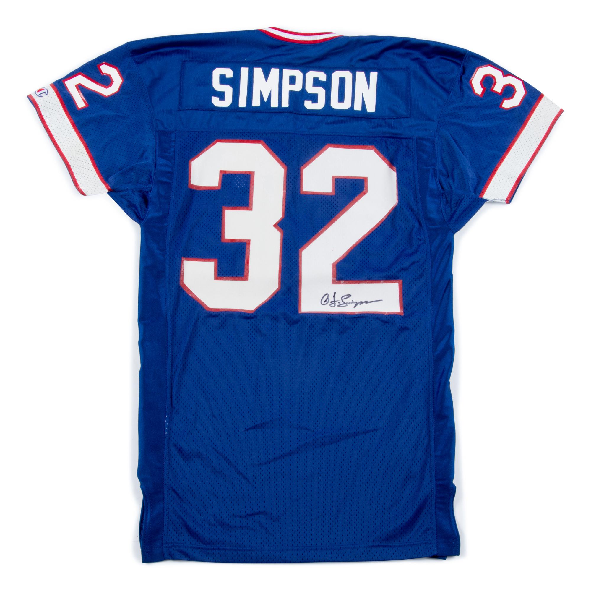 An O.J. Simpson Signed Buffalo Bills Jersey (Wilson Pro Line),