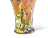A Wedgwood Fairyland Lustreware 'Rainbow' Vase