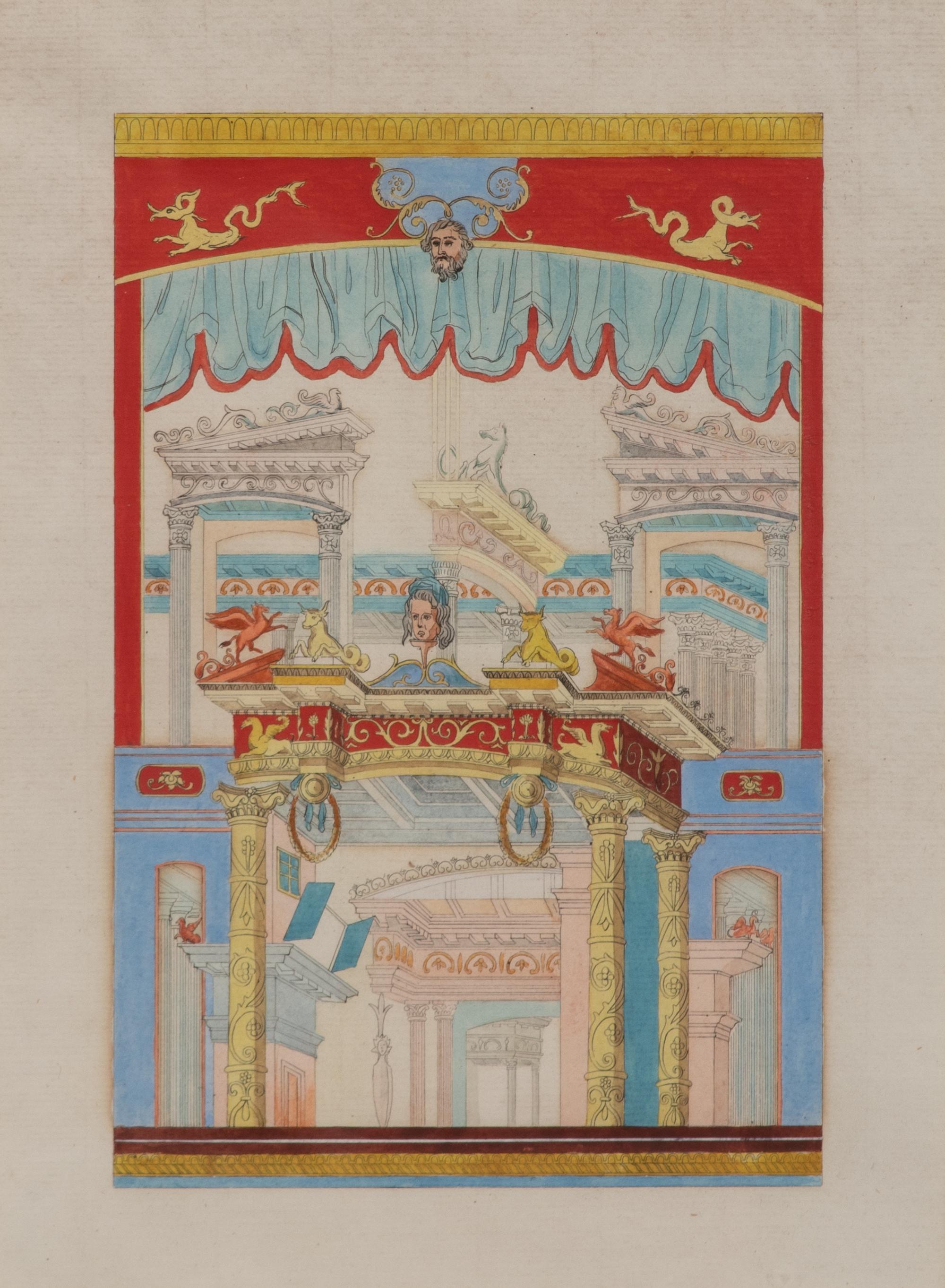 A Collection of Hand-Colored Engravings by Jules Frederic Bouchet Framed 20 3/4 x 16 3/4 inches. — (French, 1799-1860)
