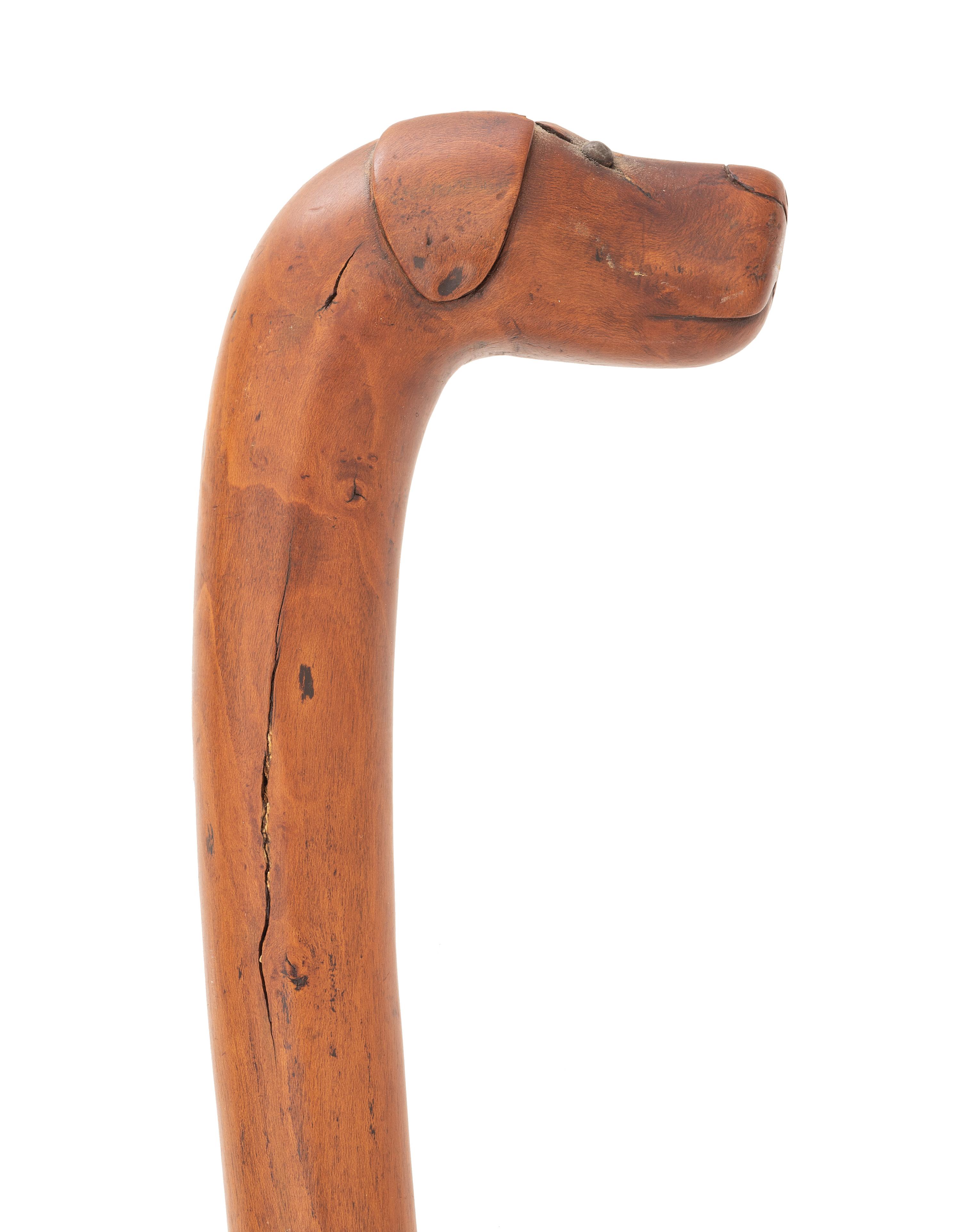 Four Folk Art Carved Canes