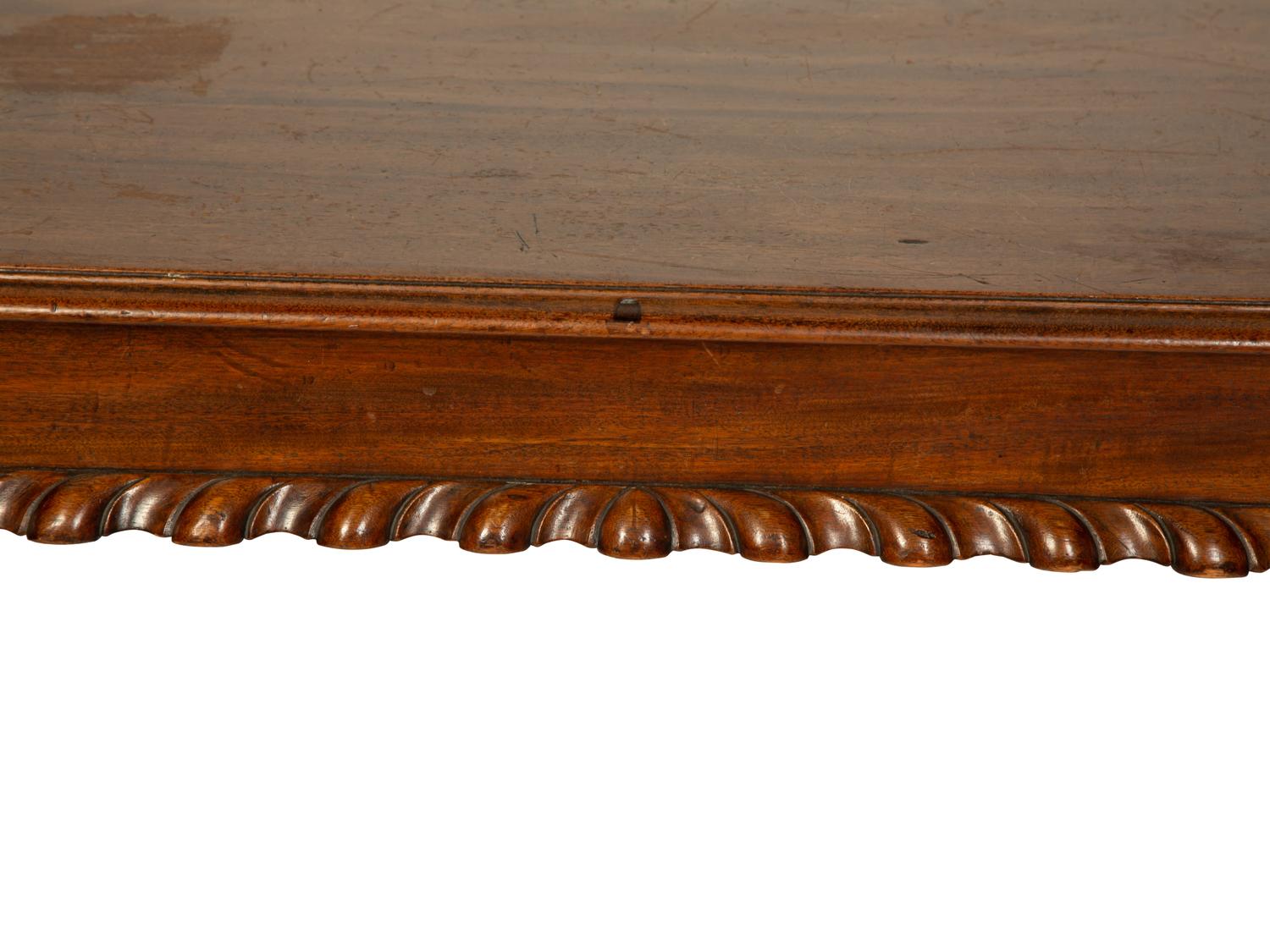 A Pair of George III Style Mahogany Pier Tables