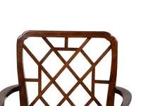 A Set of Ten Chinese Chippendale Style Mahogany Dining Chairs