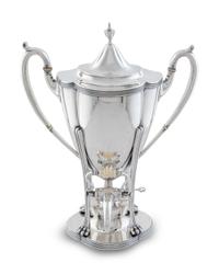 An American Silver Two-Handled Tea Urn — Jacobi & Jenkins, Baltimore, 20th Century