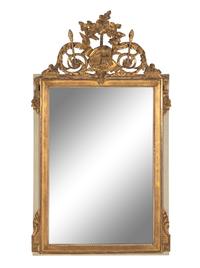 A Louis XVI Style Giltwood Mirror