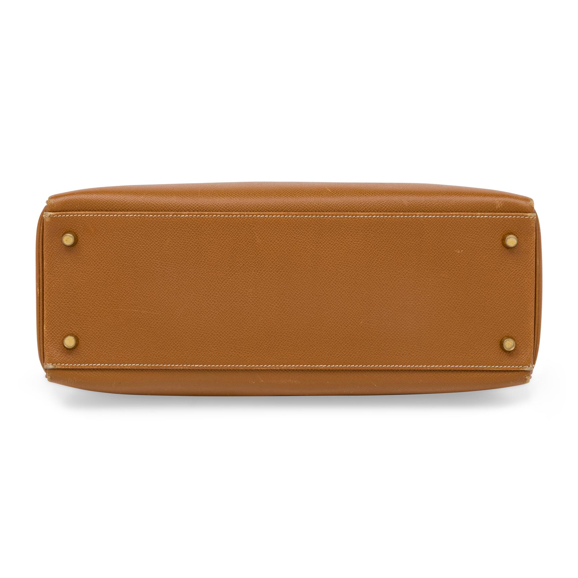 Hermès, Kelly 35 in Gold Epsom