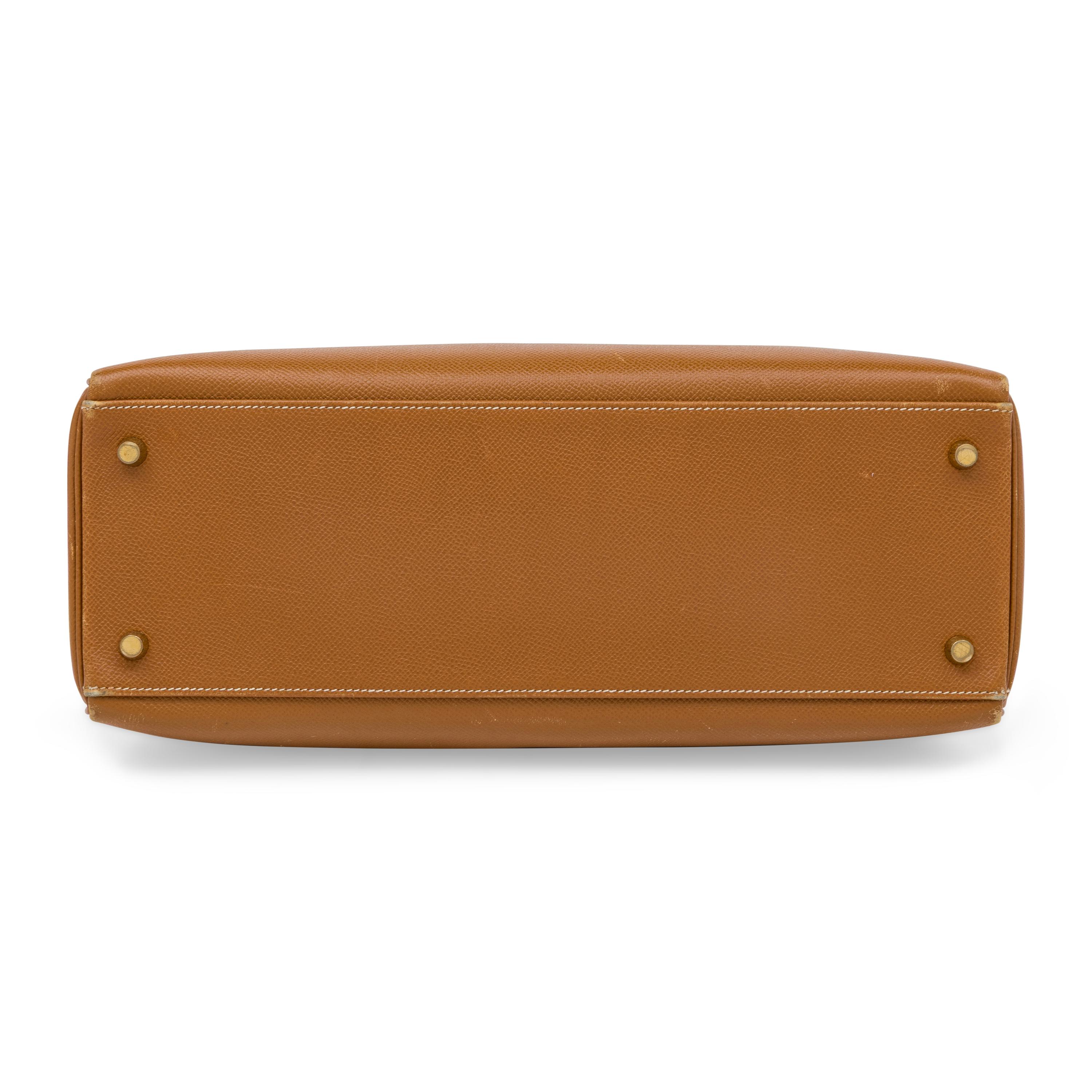 Hermès, Kelly 35 in Gold Epsom