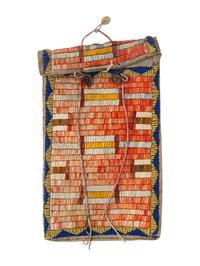 Cheyenne Quilled Hide Mirror Case