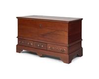 A Chippendale Walnut Blanket Chest